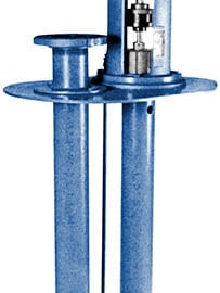 Industrial Vertical Non-Clog Sewage and Waste Ejector Pumps with Heads to 100 feet
