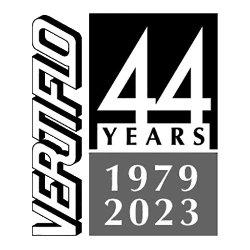 Vertiflo industrial pumps 44 years logo